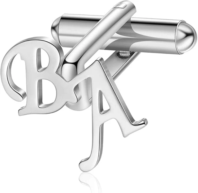 silver cufflinks for men personalised
